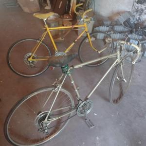 Photo of Pair of Vintage Bicycles includes a JC Penney 10-Speed Racer and an Otasco Flyin
