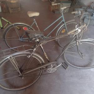 Photo of Pair of Vintage Bicycles includes a Murray Le Mans and a Sears Brand Men's Desig