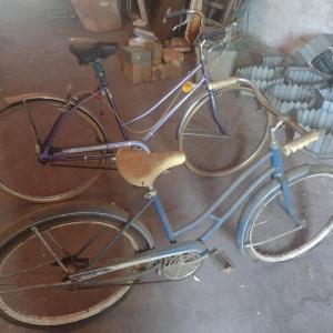 Photo of Pair of Vintage Bicycles includes a Western Flyer and a Courier 3 Women's Design