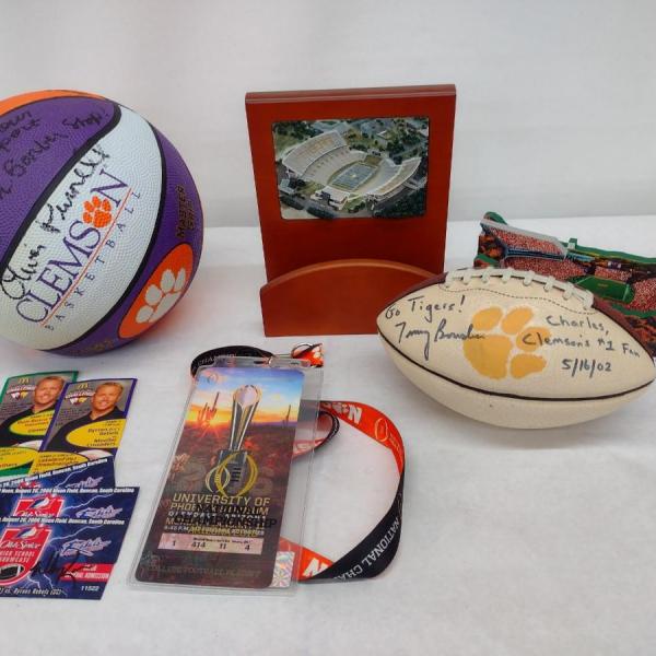 Photo of Collection of Clemson University Tigers Sport Memorabilia Collection #2