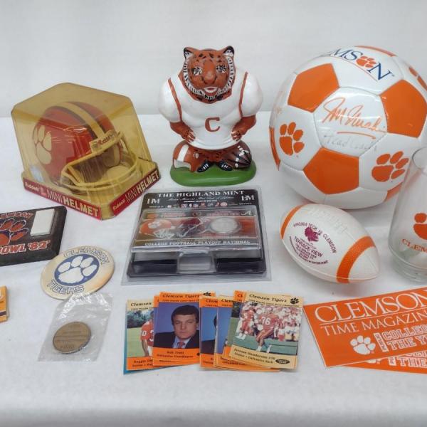 Photo of Collection of Clemson University Tigers Sport Memorabilia Collection #1