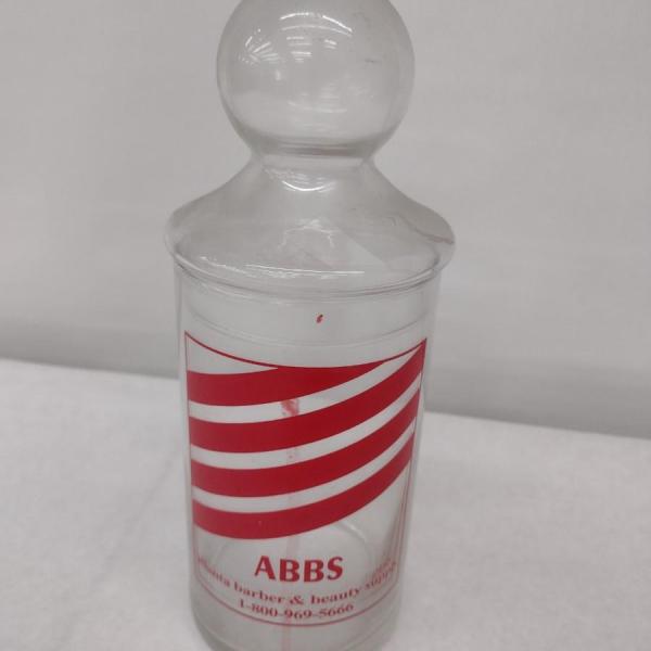 Photo of Glass Barbershop Pole ABBS Advertising Comb Canister