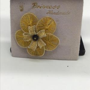 Photo of Princess handmade yellow flower pin