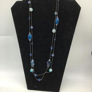 Photo of Blue glass necklace