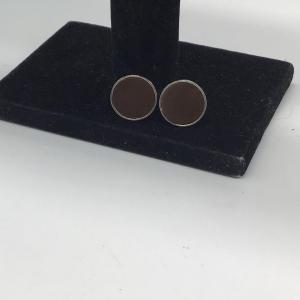 Photo of Brown vintage cuff links