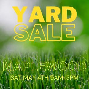 Photo of YARD SALE - Sat May 4th - Maplewood