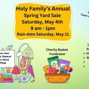 Photo of 10 Families - Holy Family Church Yard Sale