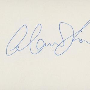 Photo of Alan Thicke signature cut