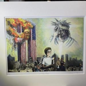 Photo of Liberty Weeps by Diane McGovern Limited Edition #1/25 18.5" x 23" Preowned from 