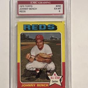 Photo of 1975 Topps Johnny Bench baseball card