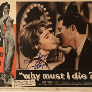 Photo of Why Must I Die? signed lobby card