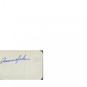 Photo of James Devlon original signature