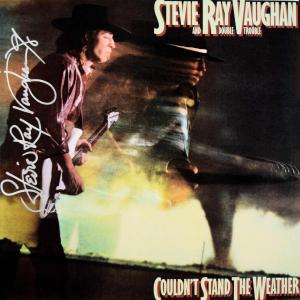 Photo of Stevie Ray Vaughan Couldn’t Stand The Weather signed album