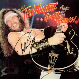 Photo of Ted Nugent signed Free For All album