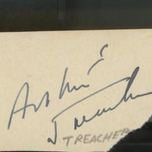 Photo of Mary Poppins Arthur Treacher signature cut