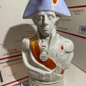 Photo of Vintage Porcelain British Admiral Lord Nelson Bank 10.25" Tall and Very Heavy in