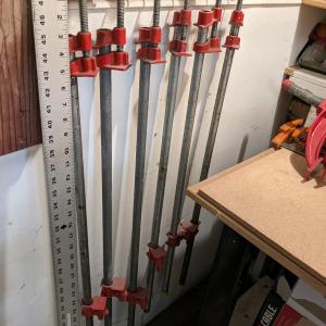 Photo of 6 Unbranded 1/2" Heavy Duty Pipe Clamps
