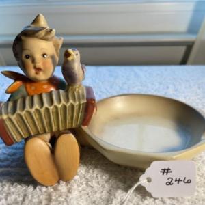 Photo of HUMMEL Figurine #114 TMK-3 LET'S SING ASHTRAY 3.50"x 6.75" in Good Preowned Cond