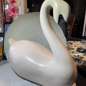 Photo of Vintage Large 16" Long Swan/Goose Decoy in Good Preowned Condition Seems Like a 
