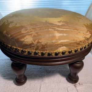 Photo of Vintage Five-Legged Foot Stool Preowned from an Estate 9" x 14" x 7" in Good Pre