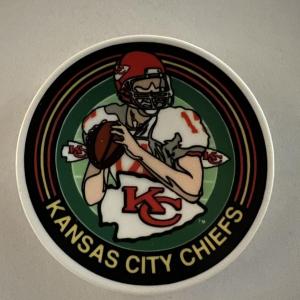 Photo of Kansas City Chiefs porcelain plate