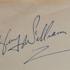Photo of Zorro Guy Williams signed slip