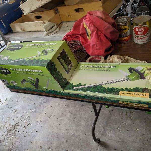 Photo of Greenworks 22" Electric Hedge Trimmer