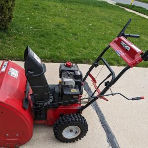 Photo of Like New CraftsMan 5.5 hp 24" Electric Start Snow Blower