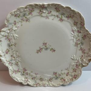 Photo of Antique Theodore Haviland Limoges France Serving Platter 11" x 9.5" in Good Preo