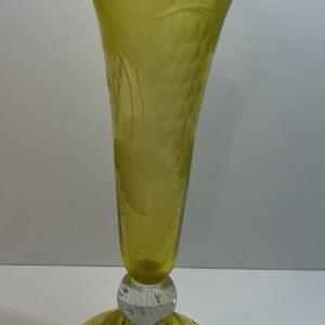 Photo of Antique Pairpoint 12" Art Glass Vase in Very Good Preowned Condition as Pictured