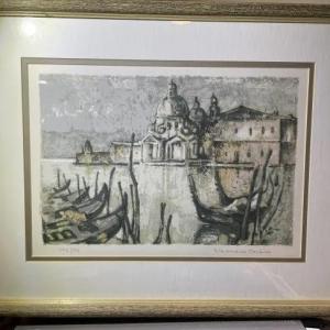 Photo of Vintage CORSINI Nazareno (1935) Lithograph Numbered #107/150 & Signed by Artist 