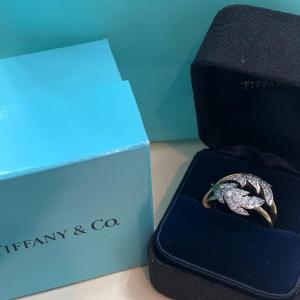 Photo of Tiffany & Co. Jean Schlumberger Diamond Ring Platinum/Gold
