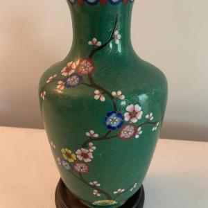 Photo of Vintage Asian Vase On Stand