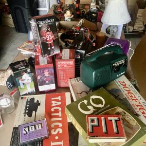 Photo of Garage Sale with a variety of items