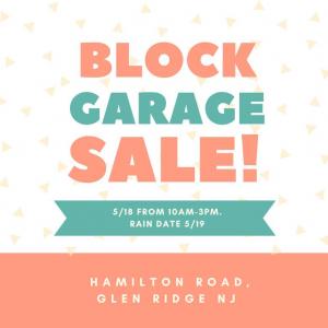 Photo of Block Garage Sale - Glen Ridge