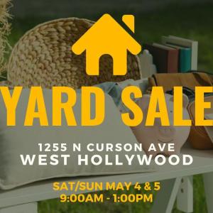 Photo of SUPER Yard Sale! WeHo Weekend: May 4 and 5