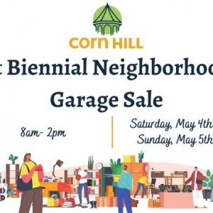 Photo of CornHill neighborhood garage sale