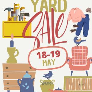 Photo of Yard Sale with variety of items May18 -19