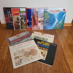 Photo of 11 Various Vintage Vinyls - Sounds of Scotland, Swedish, Norway, Sound of Music
