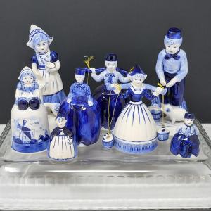 Photo of Delft Blue Figurines and Bells