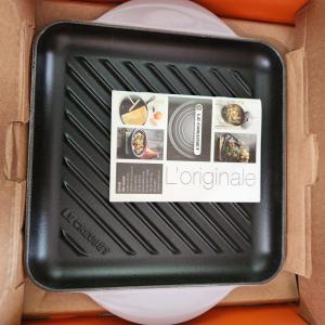 Photo of Le Creuset Enameled Cast Iron Square Grill New in box