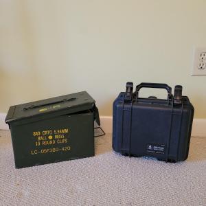 Photo of Ammodor Ammunition Box Cigar Humidor and Pelican 1200 Case (PB-CE)