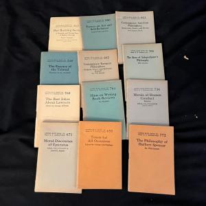 Photo of Collection of "Little Blue Books" (DR-MK)