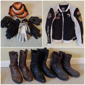 Photo of Women's Harley Davidson Coat, Boots and More (B1-BBL)