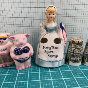Photo of Betsy Ross spoon holder & S&P shakers