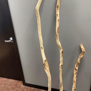 Photo of 3 Willow wood walking sticks