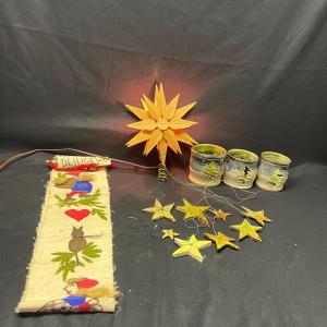 Photo of Wooden Tree Topper, Ceramic Stars & More (BS-MG)
