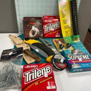 Photo of Fishing line & other fishing items