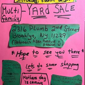 Photo of Yard Sale —Saturday , May4 —-9:00am—2:30pm