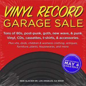 Photo of Vinyl Record Garage Sale
